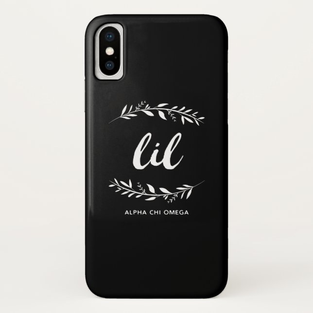 Alpha Chi Omega | Lil Wreath Case-Mate iPhone Case (Back)
