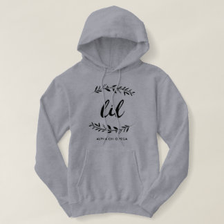 Alpha Chi Omega | Lil Wreath Hoodie