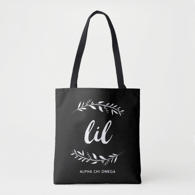 Alpha Chi Omega | Lil Wreath Tote Bag (Front)