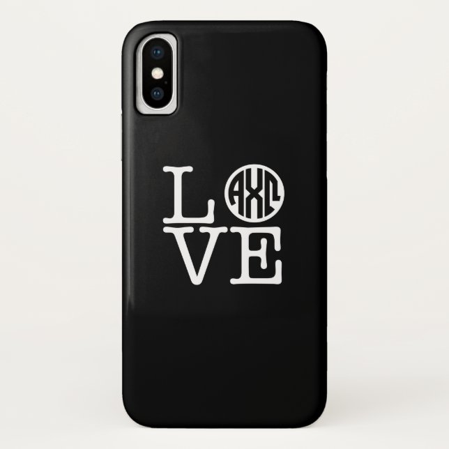 Alpha Chi Omega | Love Case-Mate iPhone Case (Back)