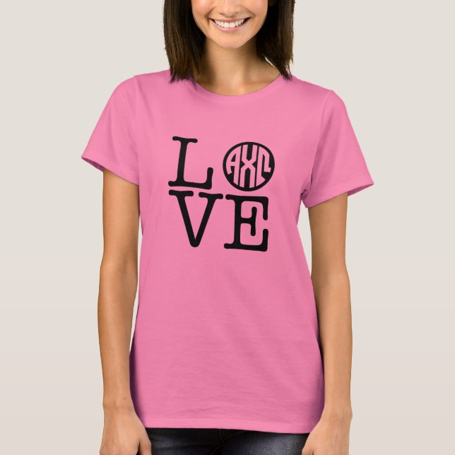 Alpha Chi Omega | Love T-Shirt (Front)