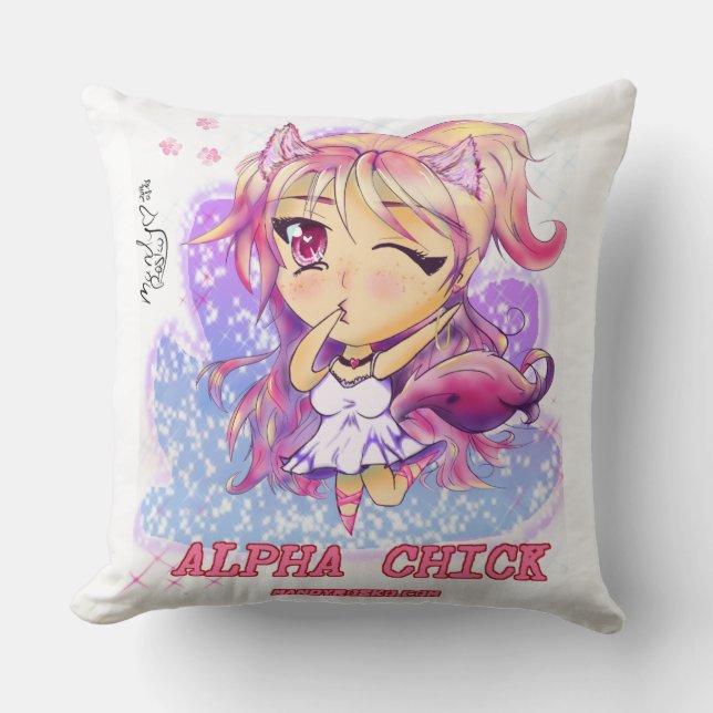 Alpha Chick Pillow 20X20 (Front)