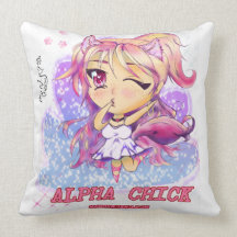 Alpha Chick Pillow 20X20