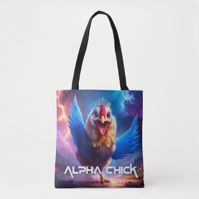 ALPHA CHICK TOTE BAG (Front)
