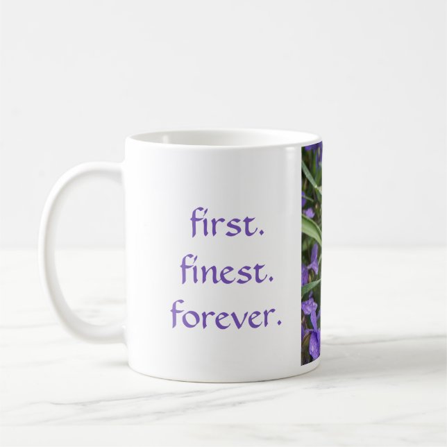 Alpha Delta Pi Violets Mug (Left)