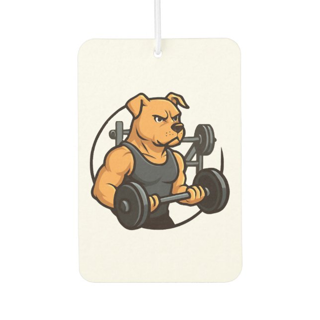 Alpha Dog Gym � Power Unleashed Car Air Freshener (Front)