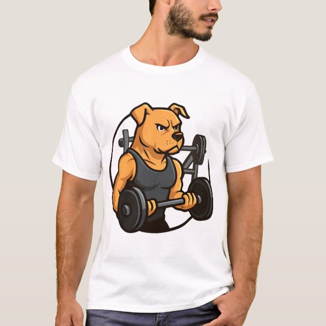 Alpha Dog Gym  Power Unleashed T-Shirt (Front)