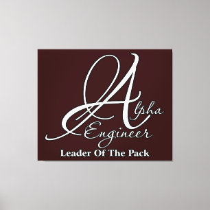Alpha Engineer Canvas Print