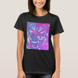 Alpha Face Angry Leader Wolf T-Shirt