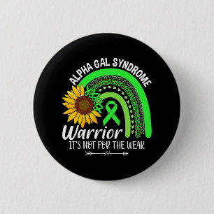 Alpha Gal Syndrom Syndrome Awareness  6 Cm Round Badge