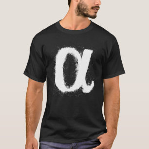Alpha Greek Letter Symbol Hellenic Alphabet T-Shirt