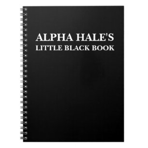 Alpha Hale's Little Black Book (Customisable)