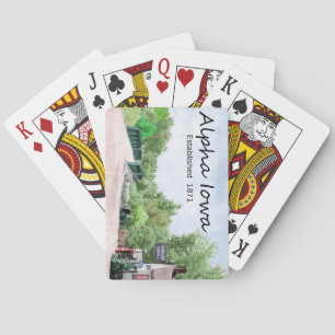 Alpha, Iowa Playing Cards