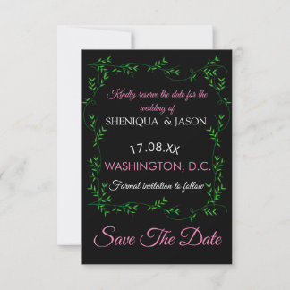 Alpha Kappa Alpha - Save The Date Invitation