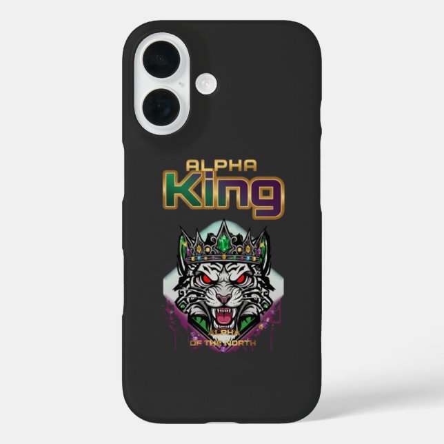 Alpha king motivational  Case-Mate iPhone case (Back)