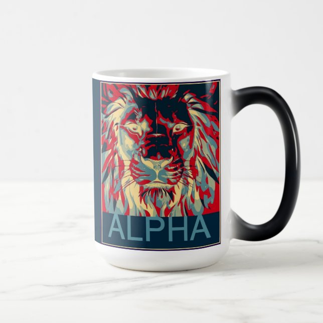Alpha Lion Magic Mug (Right)