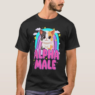 Alpha Male Cat Kitten Funny For Men Women T-Shirt