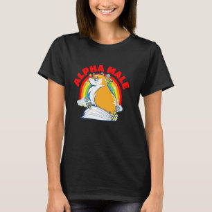 Alpha Male Cat Lover Cat Humour Funny Cat Dad Kitt T-Shirt