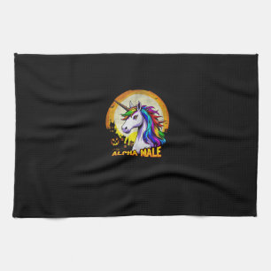 Alpha male LGBT unicorn Halloween Tank Top Tea Towel