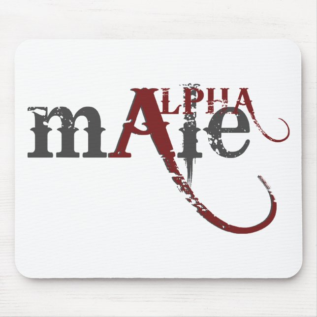 Alpha Male Mouse Pad (Front)