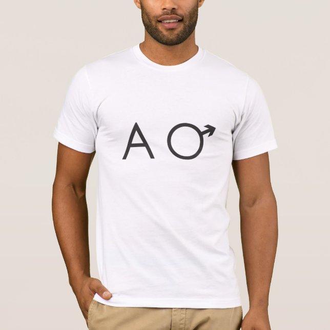 alpha male shirt (Front)