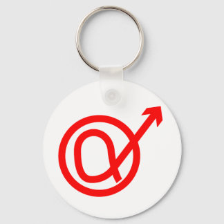Alpha Male Sign Key Ring