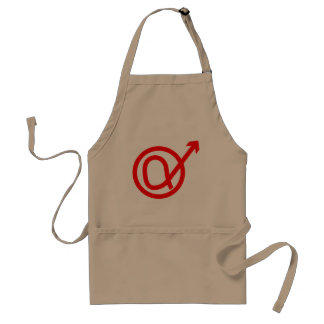Alpha Male Sign Standard Apron