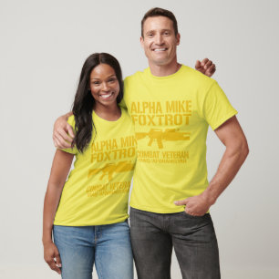 Alpha Mike Foxtrot - Iraq and Afghanistan Veteran T-Shirt