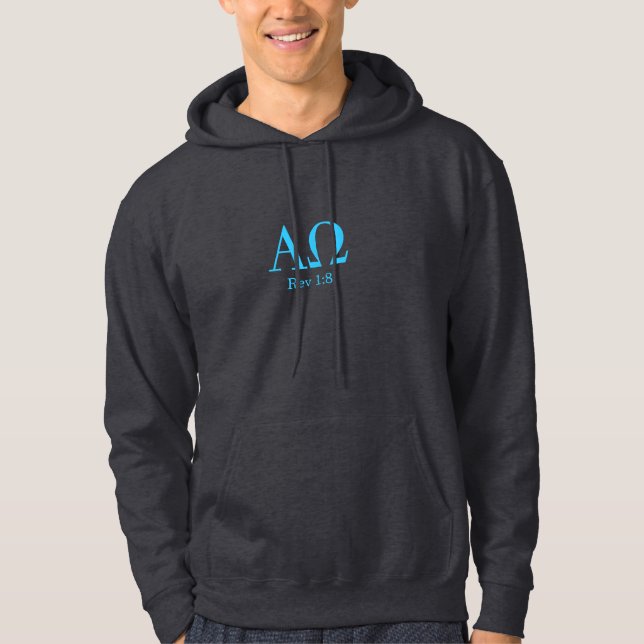 ALPHA/OMEGA Hoodie Drk Gry (Front)