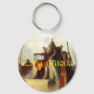 ALPHA OMEGA KEY RING