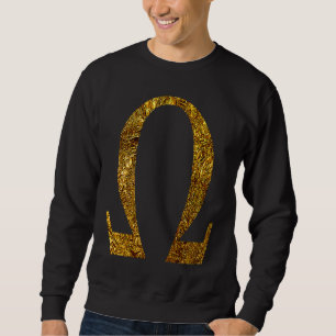 Alpha Omega Letter Greek Alphabet  1 Sweatshirt