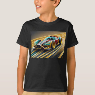 Alpha Romeo colorful racing car T-Shirt