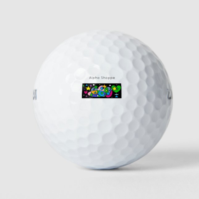 Alpha Shoppe Golf Balls (Front)