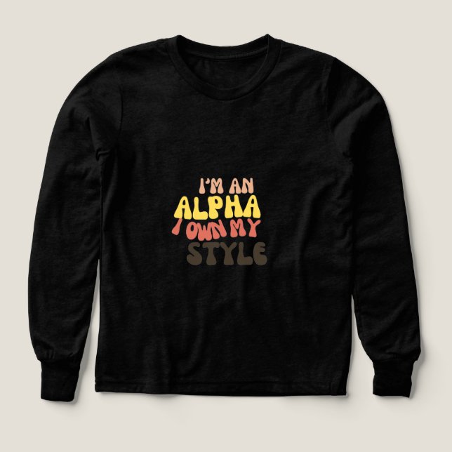 Alpha T shirt Design  (Design Front)
