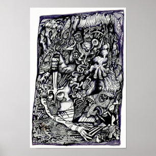 Alpha Warrior, by Brian Benson Poster