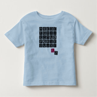 alphabet2 toddler T-Shirt