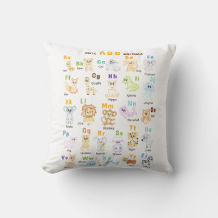 Alphabet Animal ABC Cute animals Cushion