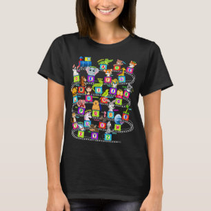 Alphabet Animal ABCs Learning Women T-Shirt