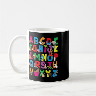 Alphabet Animals Abcs Zoo Kids Boys Girls Teacher Coffee Mug