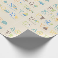 Alphabet Animals Boys Birthday Cute Letters