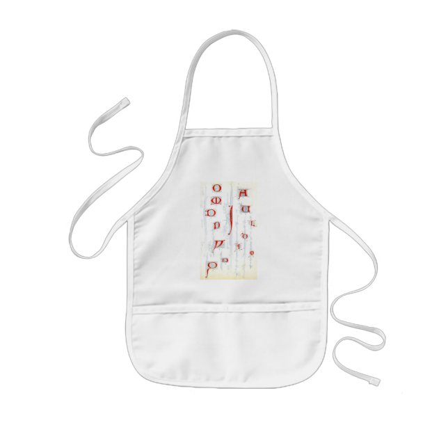 Alphabet Apron (Front)