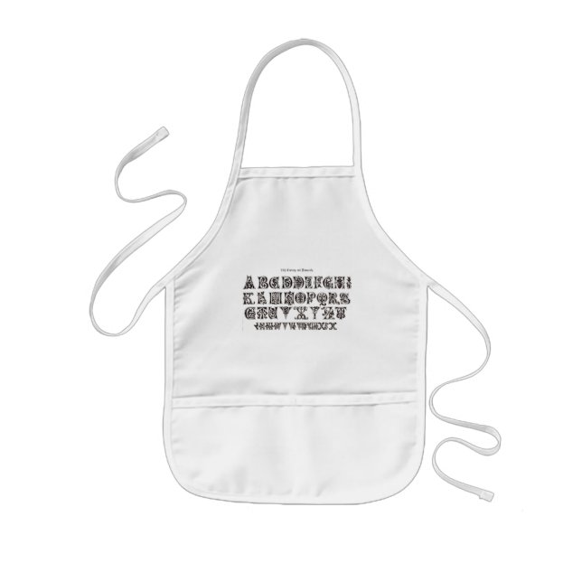 Alphabet Apron (Front)