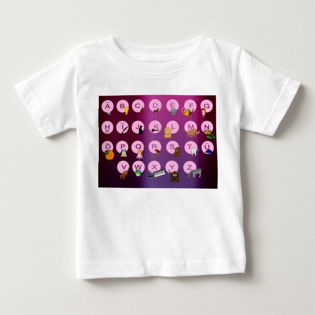 Alphabet Baby T-Shirt (Front)