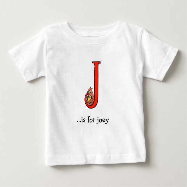 Alphabet Baby T-Shirt: J is for Joey T-Shirt (Front)