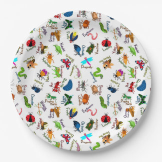 Alphabet Bugs Paper Plate