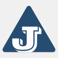 Alphabet by Janz Capital Letter J Police Box Blue