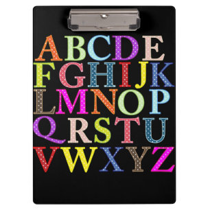 Alphabet Clipboard