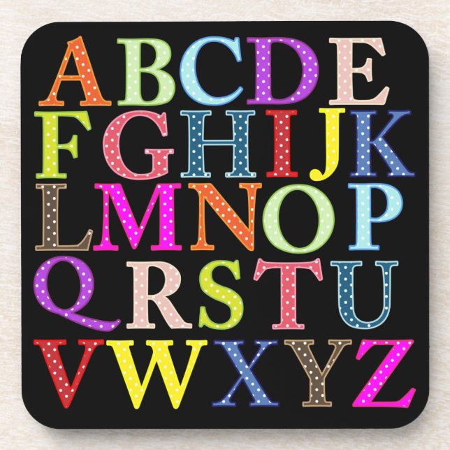 Alphabet Coaster (Front)