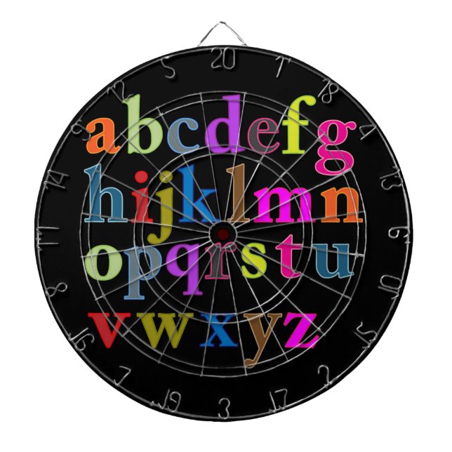 Alphabet Dartboard (Front)