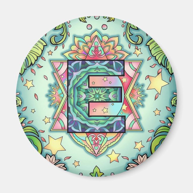 Alphabet E Magnet (Front)